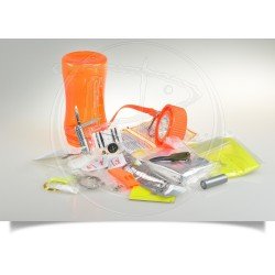 Survival kit with bottle