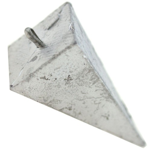 Plomb pyramide avec anneau en acier inoxydable Fonderia roma