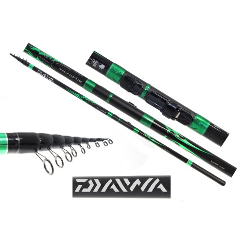 Daiwa pêche télescopique Pole Rod Triforce Telematch anglais Daiwa