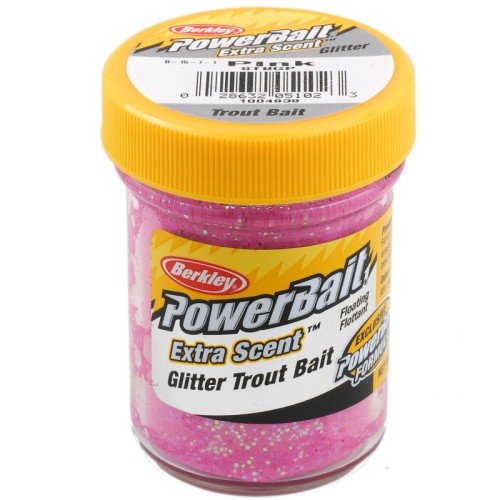 Berkley Powerbait Glitter Trout Bait Pink Trout Batter for Trout Berkley