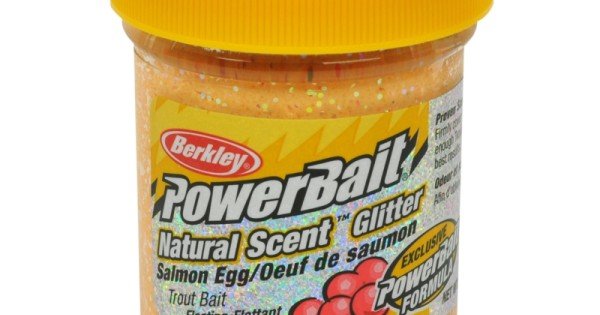 Berkley Powerbait Glitter Trout Bait Salmon Peach Batter for Trout