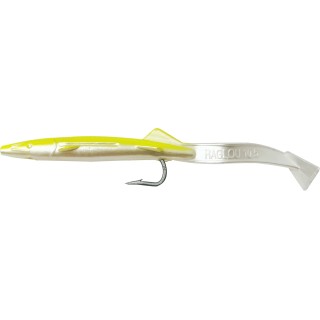 Raglou Special Silicone Bait Trolling with Hook 10.5 cm original yellow  color