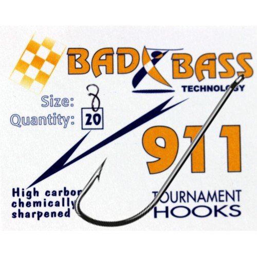 911 hameçons bad Bass tournoi Bad Bass avec boucle Bad Bass