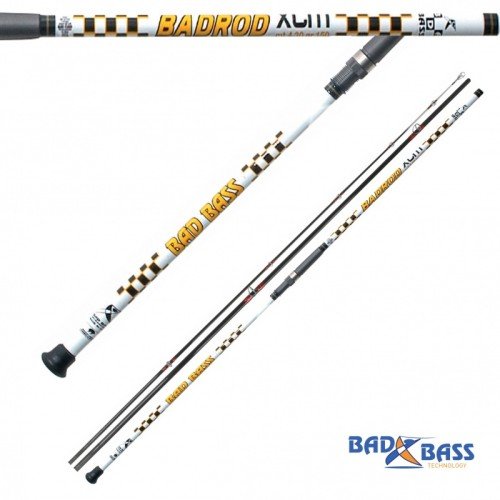 Canne à pêche 3 morceau Bad Bass Badrod 150 gr 4,35 mt XML Bad Bass