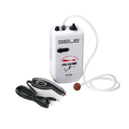 Oxygénateur Sele double vitesse avec câble de voiture 12v Sele - Pescaloccasione
