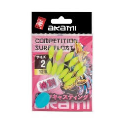 Akami Competition Surf Float Yellow 12 pcs