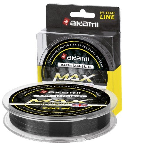 Akami Max Fishing Wire Sinking Alimentation anglaise 200 mt Akami