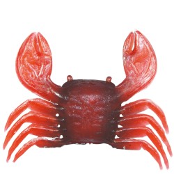 Crabes en caoutchouc réalistes Red Attrattivi