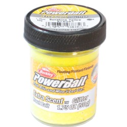 Berkley Powerbait Glitter Trout Bait Sanshine Yellow Batter for Trout