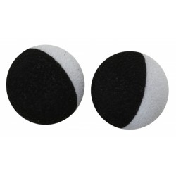 Starbaits bouillettes 14 mm bicolore noir blanc