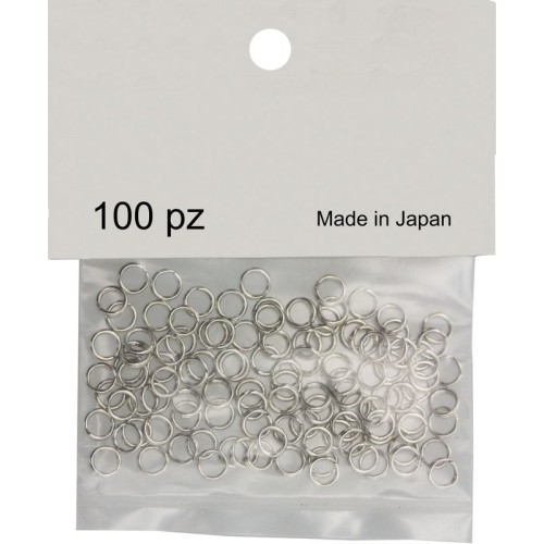 Inoxydable split anneaux 100 pièces Made in Japan Kolpo