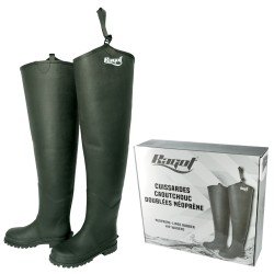 Ragot Boots Thigh Fisherman in Rubber and Neoprene