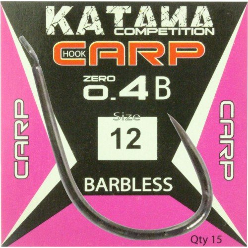 Katana Ami Carp Zero 4 Barbless avec Paddle 15 pcs Maver