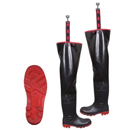 Rubber Thigh boots with Nonslip soles Sele