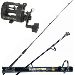 Tatler Combo Fishing Trolling Rod With Pulley Rotating Reel