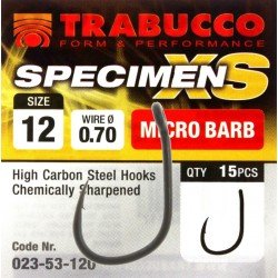 Crochets de poisson Trabucco spécimen XS Micro Barb