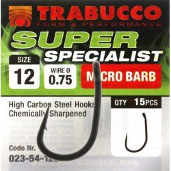Crochets de poisson Trabucco Super spécialiste Micro Barb