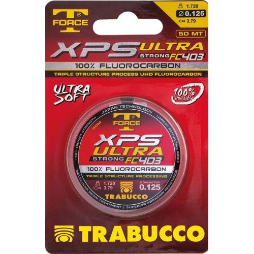 Trabucco XPS Ultra Strong FC 403 T-Force Fluorocarbon Mt. 50 Equipment, fishing rods and fishing reels